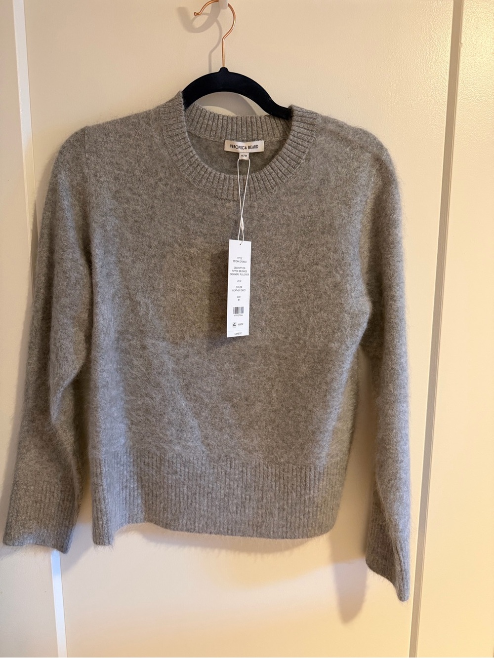 Veronica Beard Pippen Brushed Cashmere Sweater